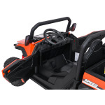 Elektrické autíčko Farmer Truck X-POWER - dvojmiestne, oranžové